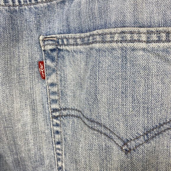 Levi's Strauss 514 Jeans Mens Size 38 X32 (40x31) Distressed Grunge Straight Fit - Picture 12 of 16